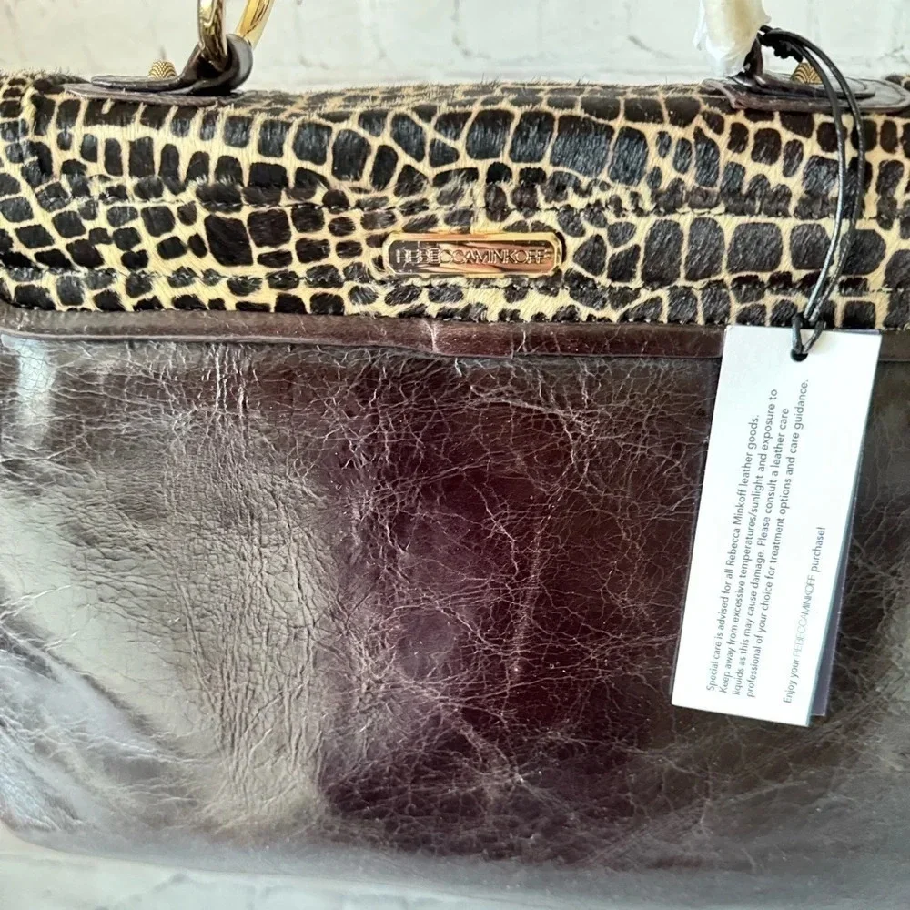 NWT Rebecca Minkoff Satchel Giraffe Bag Retail $395